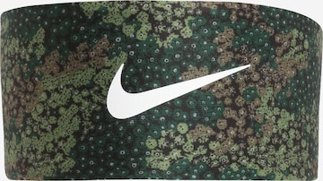 NIKE Athletic Headband in Green: front
