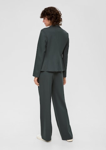 s.Oliver Wide leg Pleat-Front Pants in Grey