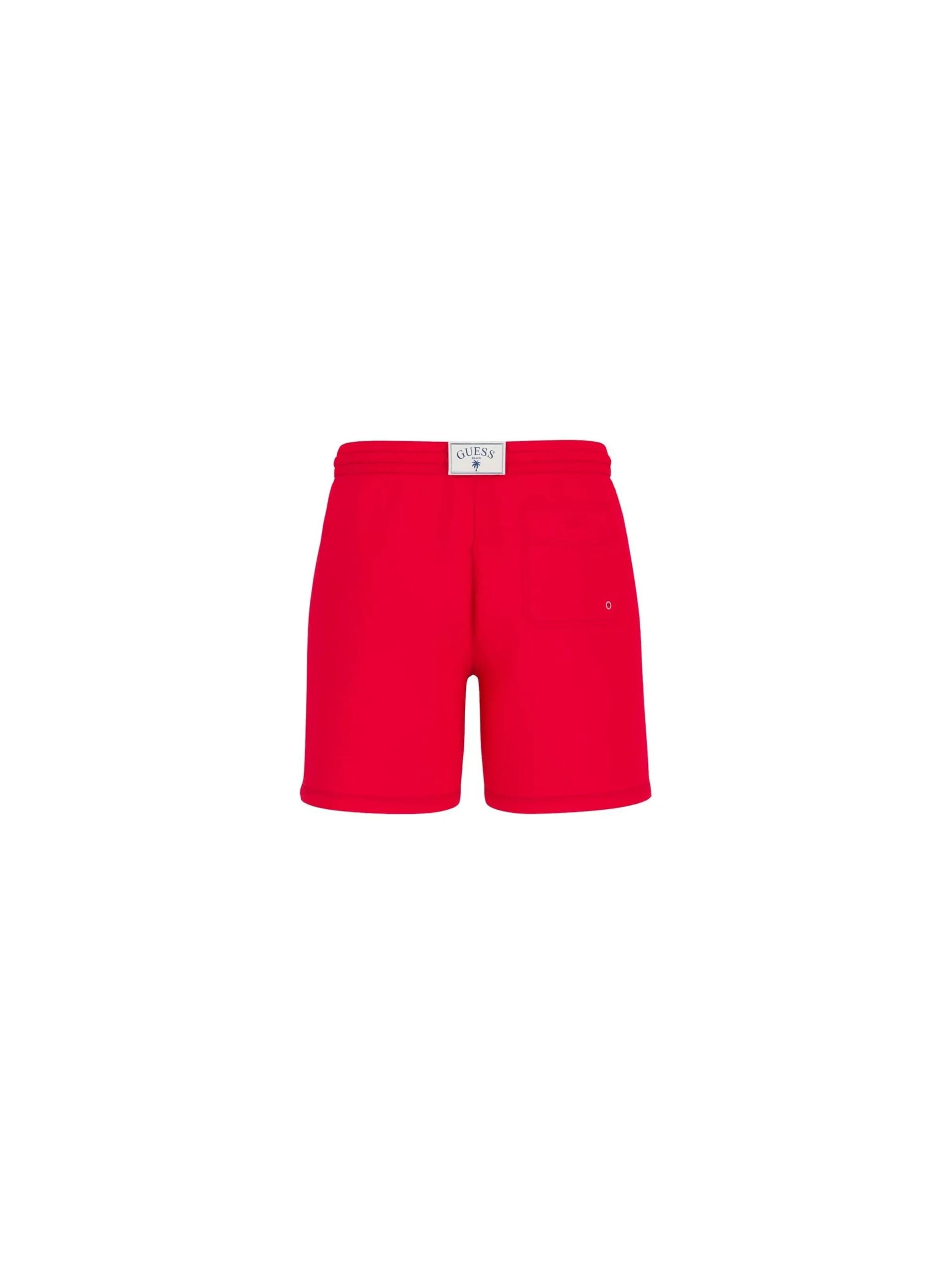 GUESS - Bermudas 'Los angeles' en rojo