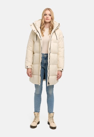 NAVAHOO Wintermantel in Beige