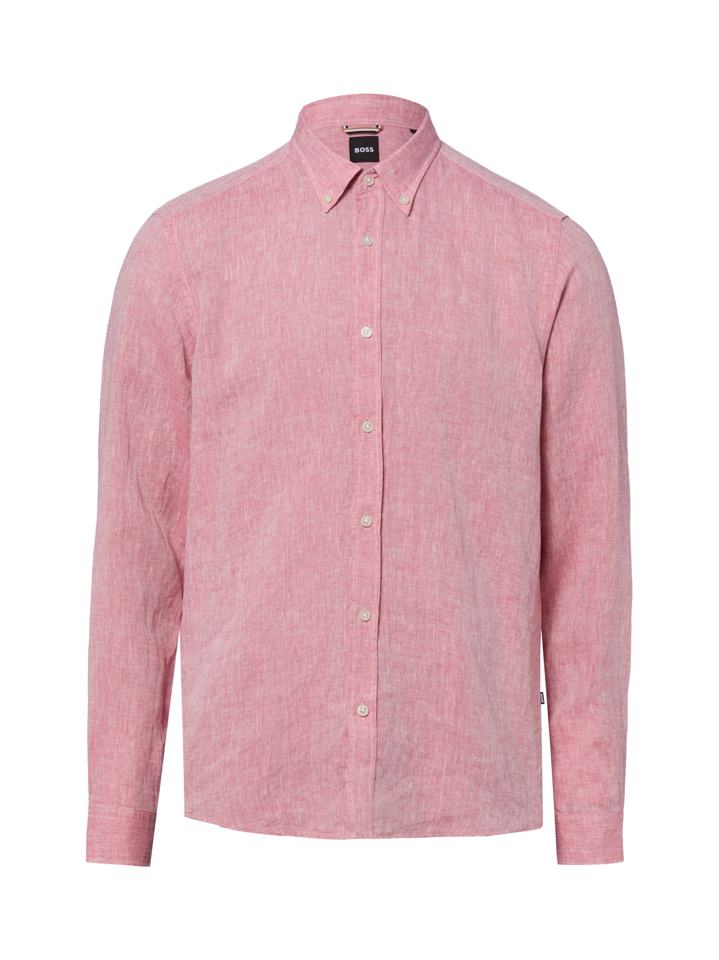 BOSS Regular fit Button Up Shirt in Pink: front