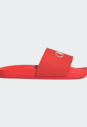 ADIDAS PERFORMANCE - Zapatos para playa y agua 'Audi F1 Team Adilette' en rojo