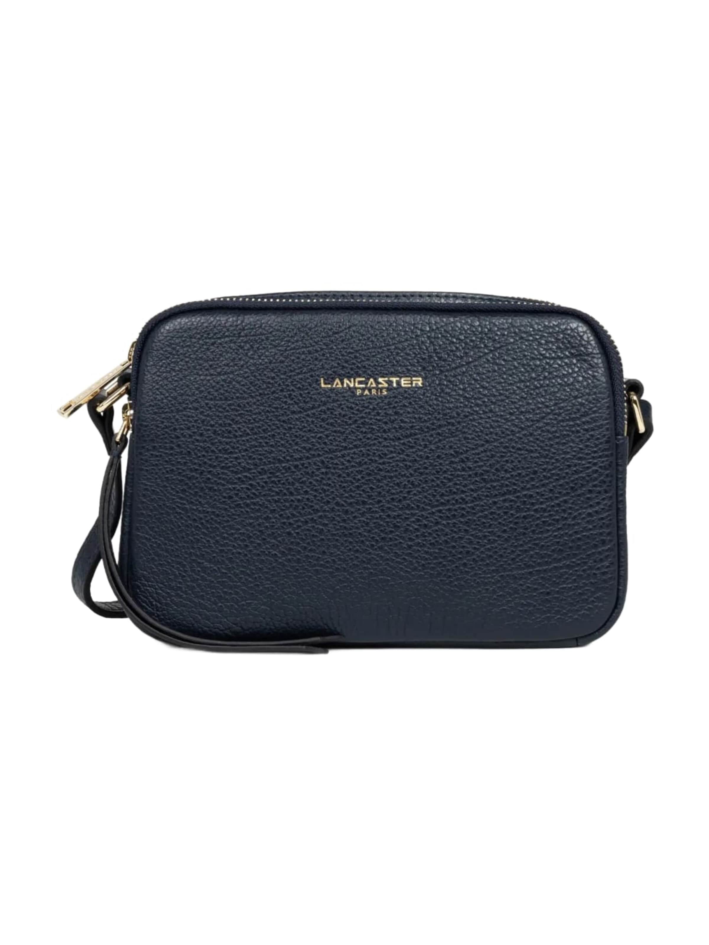 LANCASTER Paris - Mala de ombro 'Lancaster Sac trotteur Zippé S Dune Bleu Foncé' em azul: frente