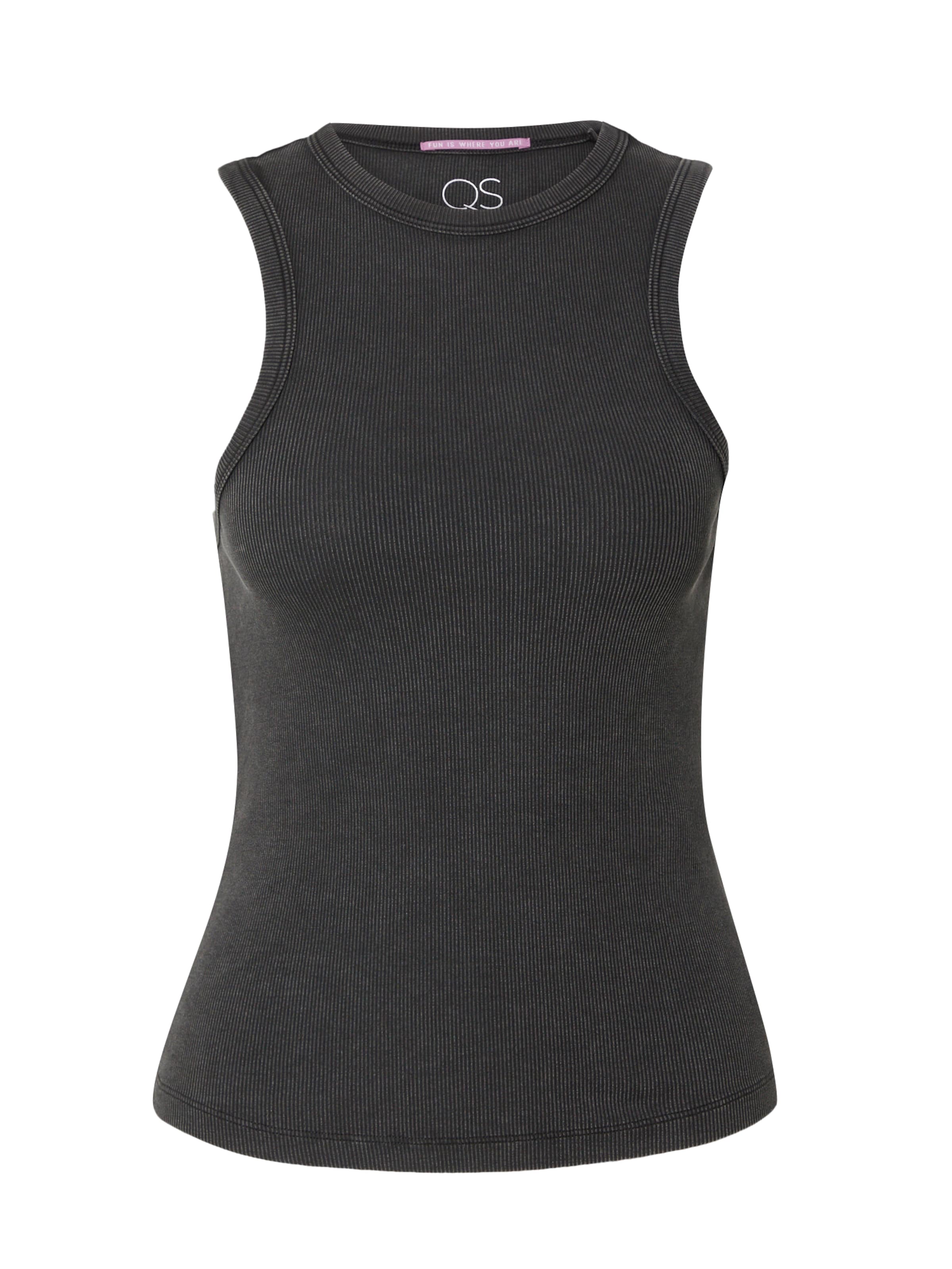QS Top in Grau: Vorderseite