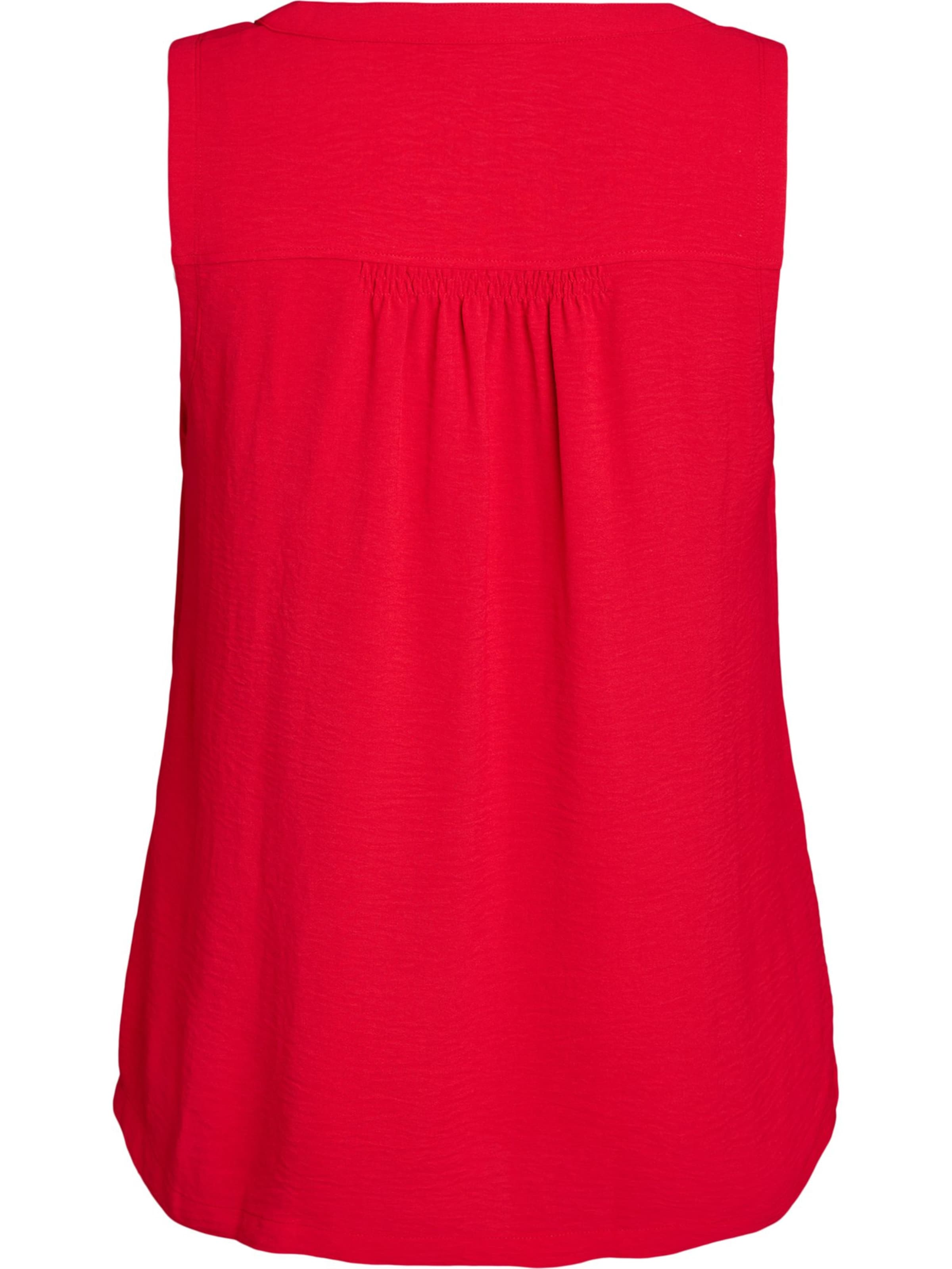 Zizzi - Top 'Mfikka' em vermelho