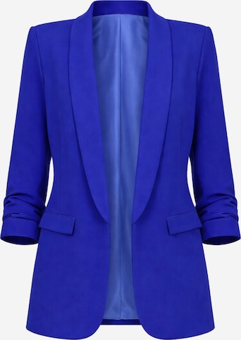 Worldclassca Blazer 'Damen Blazer 3/4 Arm mit Raffung' in Blau: Vorderseite
