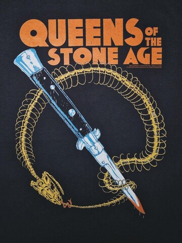 Sweat-shirt 'Queens of the Stone Age Snake Skeleton ZIP Hoodie' Rockshirts en noir