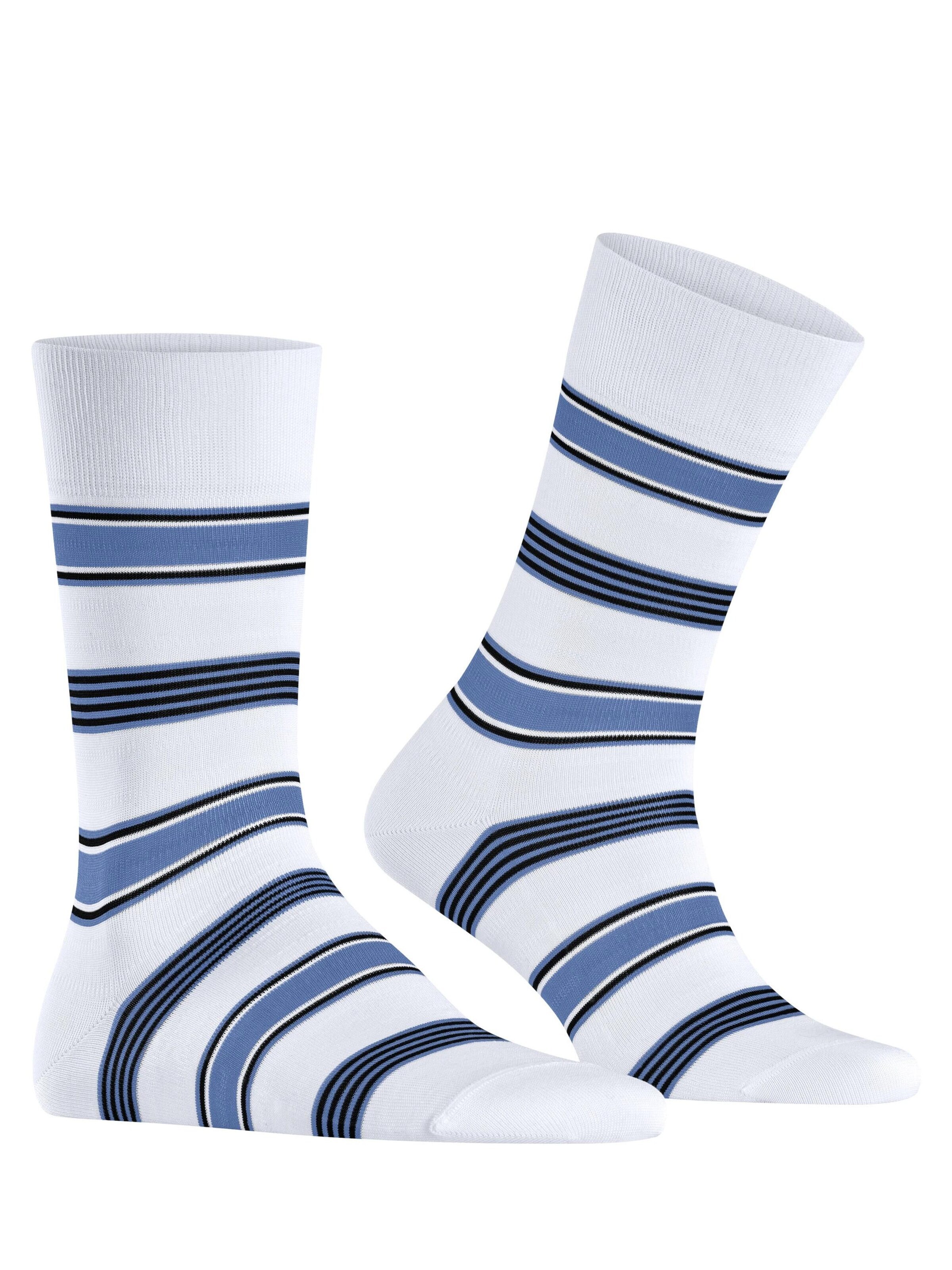 FALKE Socken 'Marina Stripe'‌‌‌‌‌‌‌‌‌ in Weiß