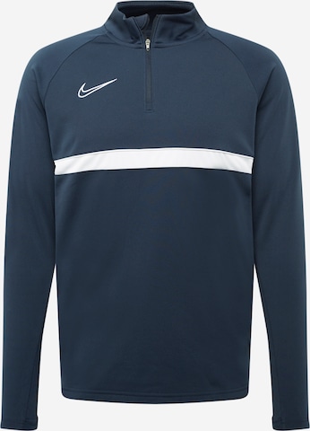 NIKE Athletic Sweatshirt 'Academy' in Blue: front