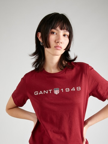 GANT - Camiseta en rojo