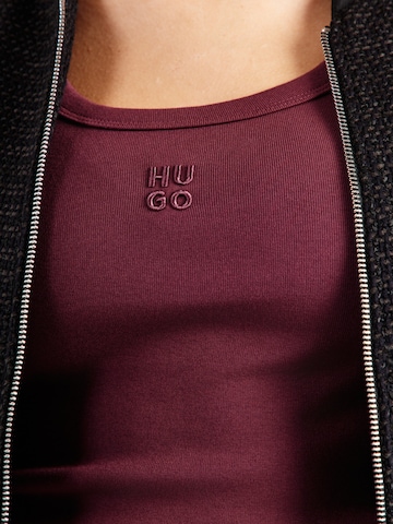 HUGO Top 'Datamia' in Purple
