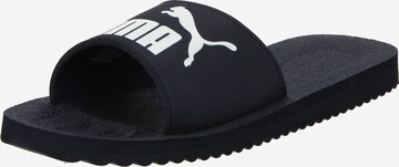 PUMA Beach & Pool Shoes 'Purecat' in Blue: front