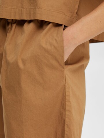 SELECTED FEMME Regular Pants in Brown