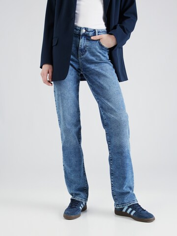 PIECES Regular Jeans 'KELLY' in Blauw: voorkant