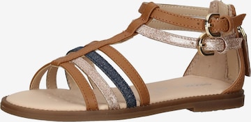 GEOX Sandalen 'Karly' in Bruin: voorkant