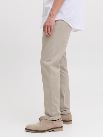 JACK & JONESSlimfit Chino hlače 'JJMarco JJFury' - bež boja