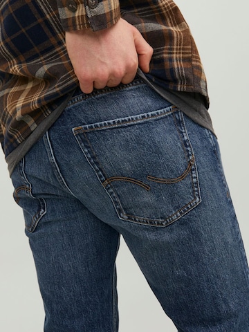 JACK & JONES Loosefit Jeans 'Mike' i blå