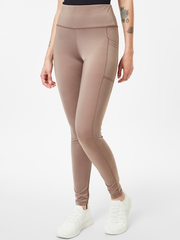 Hummel - Skinny Pantalón deportivo 'Tola' en marrón: frente