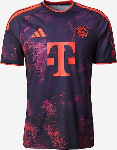 ADIDAS PERFORMANCE Trikoo 'FCB 3' koossa XS-S värissä antrasiitti / tummanvioletti / oranssinpunainen, Tuotenäkymä