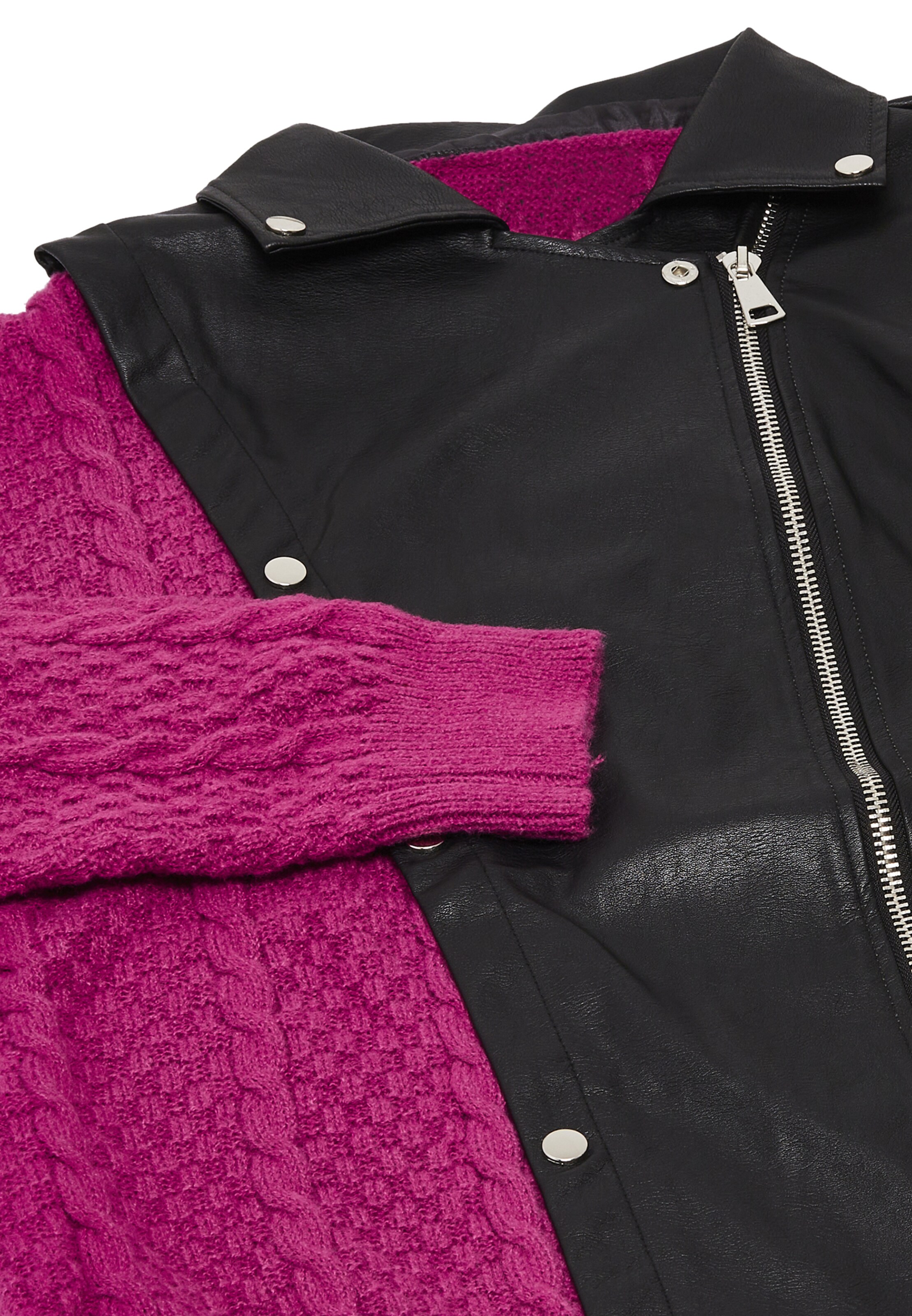 NAEMI - Casaco de malha em roxo