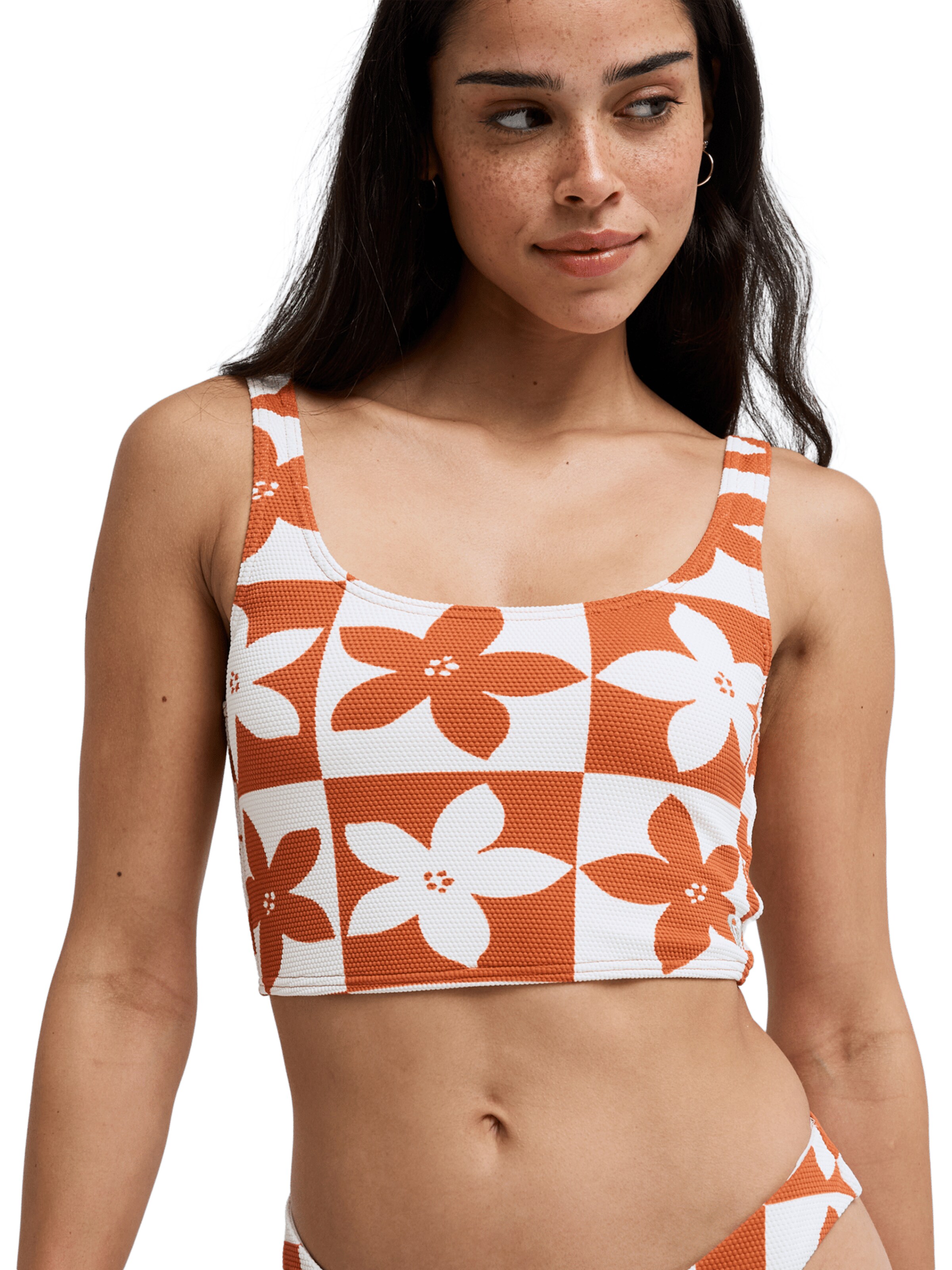 ROXY Bustier Bikinitop 'Hazy Days' in Orange: Vorderseite