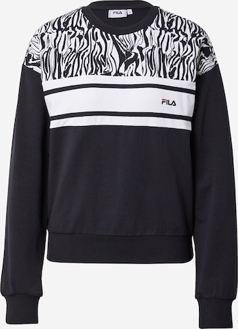 FILA Sweatshirt 'BOLU' in Black: front