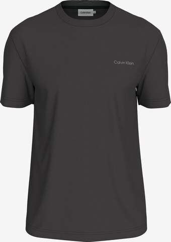 Calvin Klein Big & Tall Shirt in Black: front