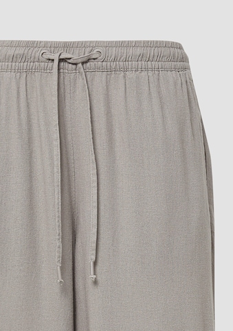 Wide Leg Pantalon QS en gris