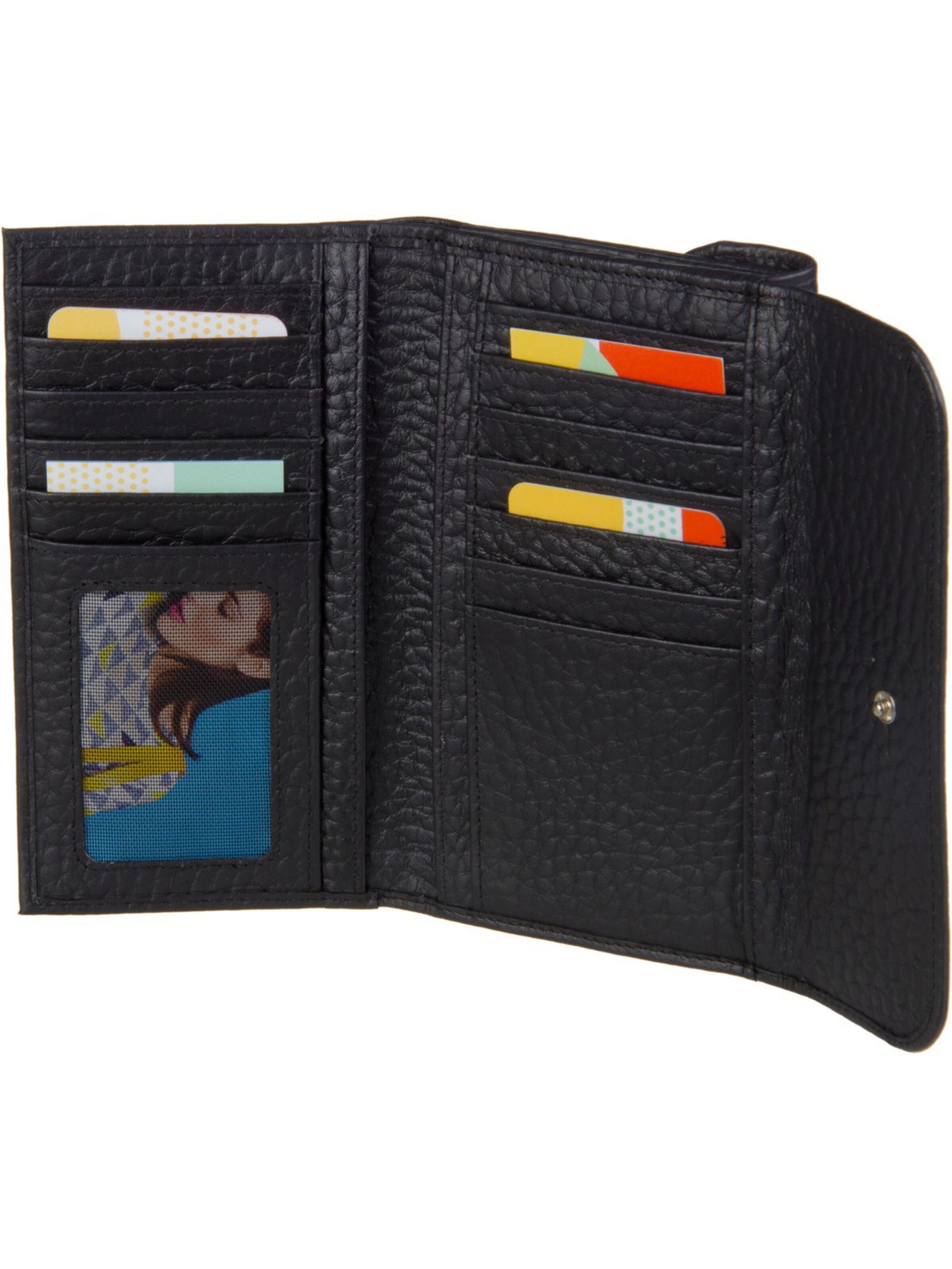 Porte-monnaies 'Hirsch' VOi en noir