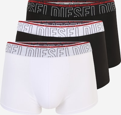 DIESEL Boxershorts 'Damien' in de kleur Rood / Zwart / Wit, Productweergave