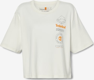 TIMBERLAND - Camiseta en blanco: frente