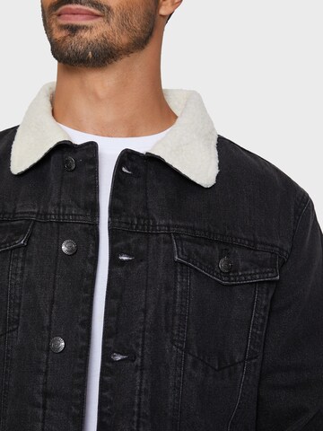 Veste mi-saison 'Philip' Threadbare en noir