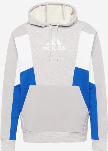 ADIDAS SPORTSWEAR Sportsweatshirt 'Essentials Colorblock' in Grau: predná strana