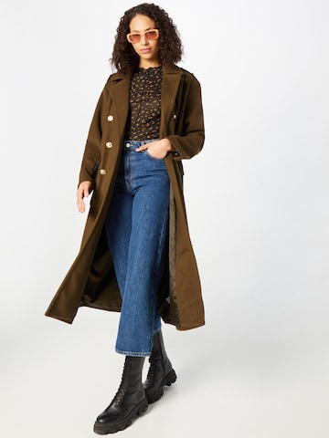 River Island Between-Seasons Coat in Green