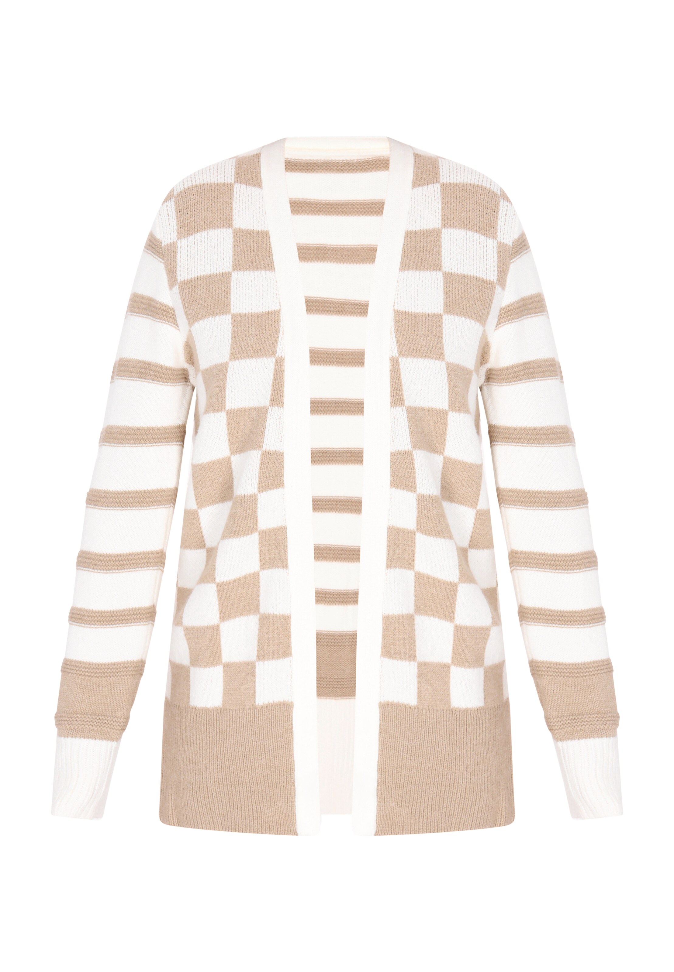 Sidona Knit cardigan in White: front