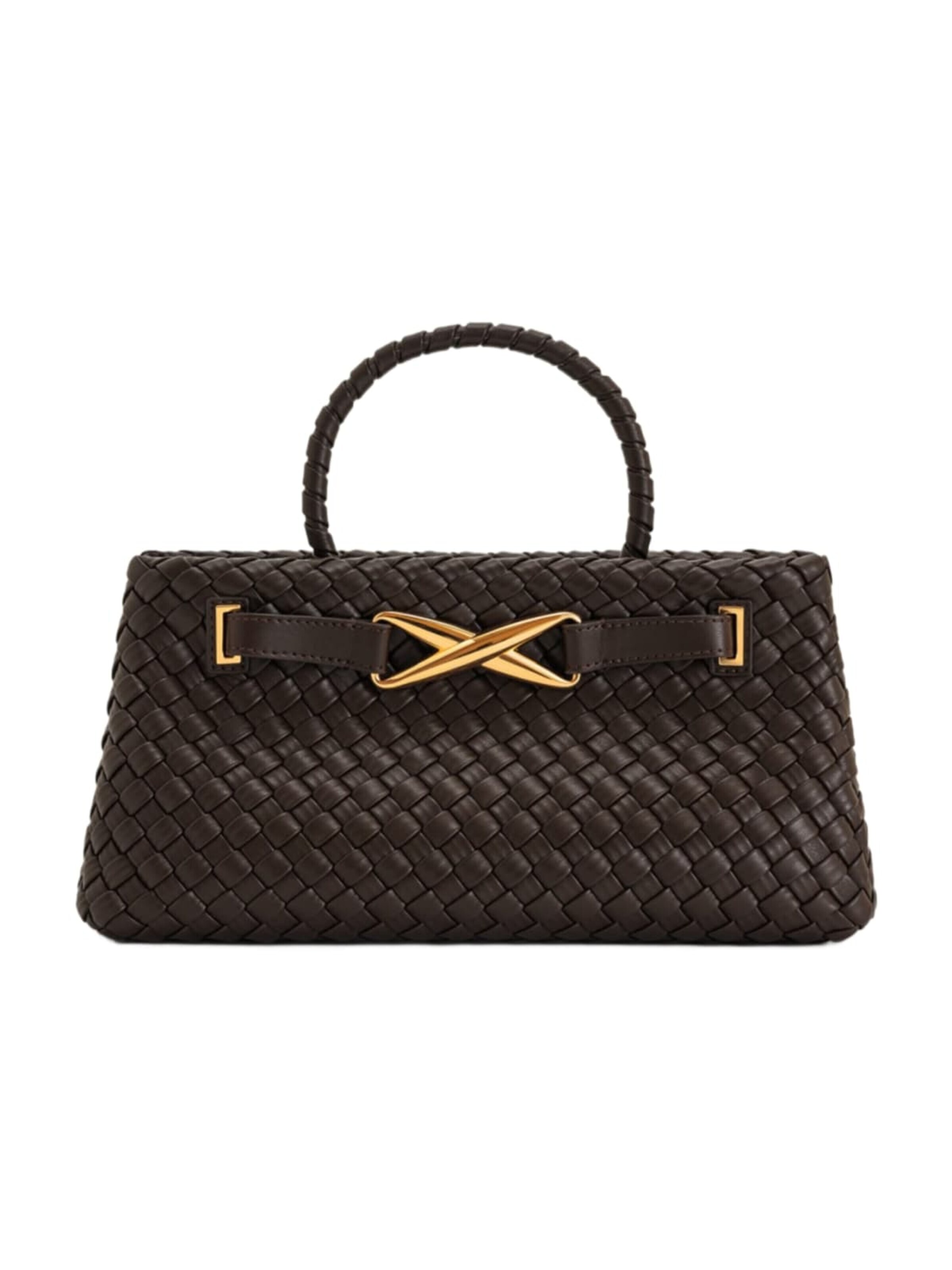 JW PEI Håndtaske 'JW PEI Cabas / Shopping Elora Dark Brown' i brun: forside