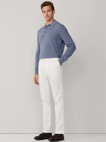 Coupe slim Pantalon chino Hackett London en blanc