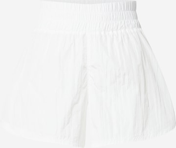 Pantaloni sport de la Onzie pe alb: față