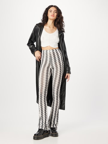 Nasty Gal Flared Broek in Zwart