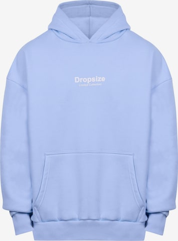 Felpa di Dropsize in blu: frontale