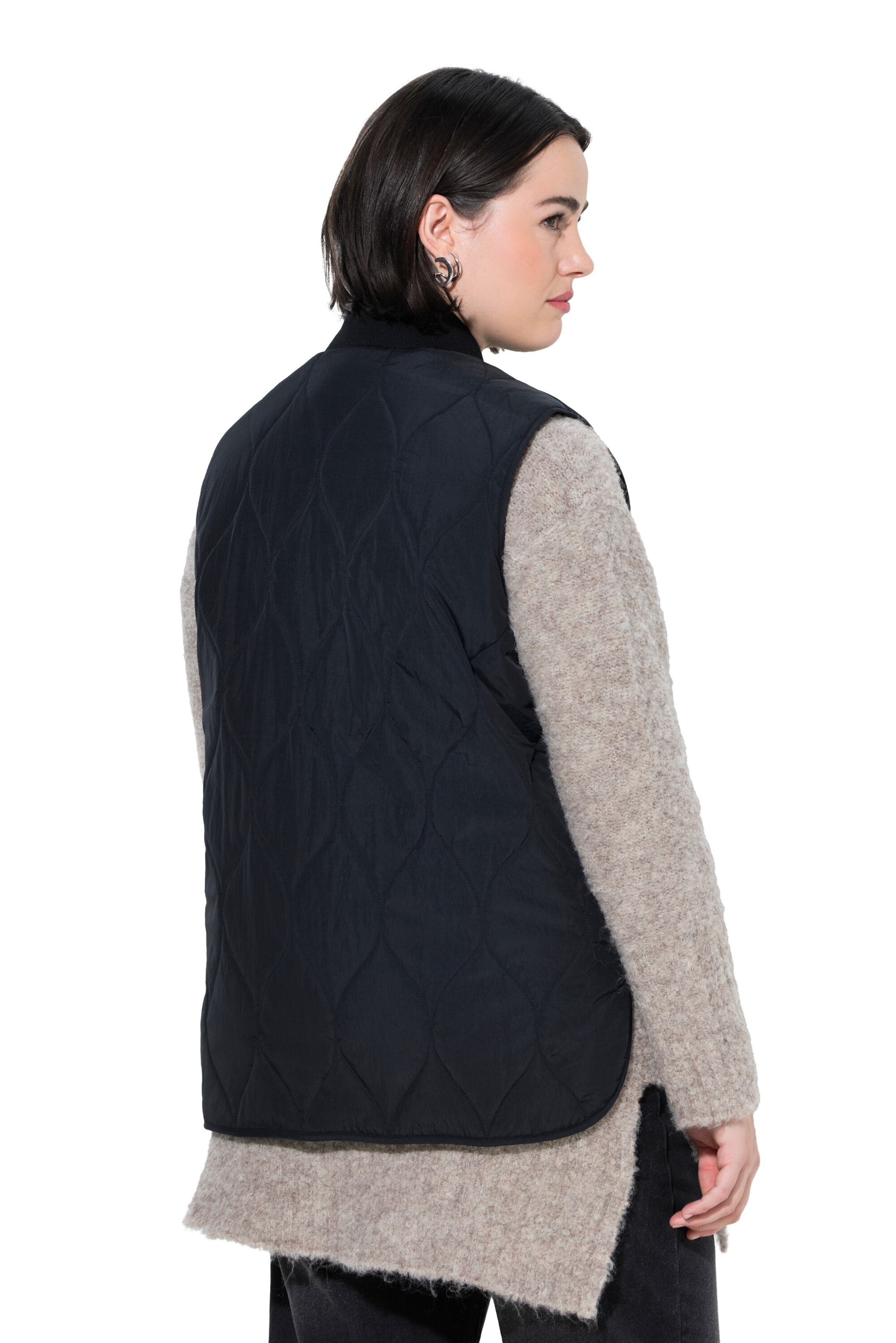 Ulla Popken Vest in Black