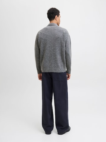 JACK & JONES Knit cardigan '12284704' in Grey