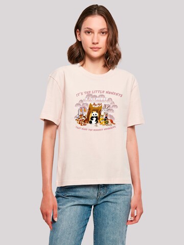 T-shirt 'Heroes of Childhood Tao Tao Childhood Memories' F4NT4STIC en rose : devant