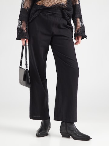 Wide leg Pantaloni 'VMCaia' di VERO MODA in nero: frontale