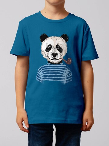 watabout.kids Shirt 'Panda' in Blue