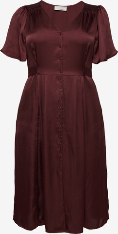 Robe-chemise 'Rika' Guido Maria Kretschmer Curvy en rouge : devant