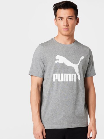 T-Shirt 'Classics' PUMA en gris : devant