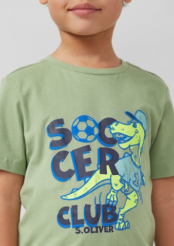 T-Shirt s.Oliver en vert