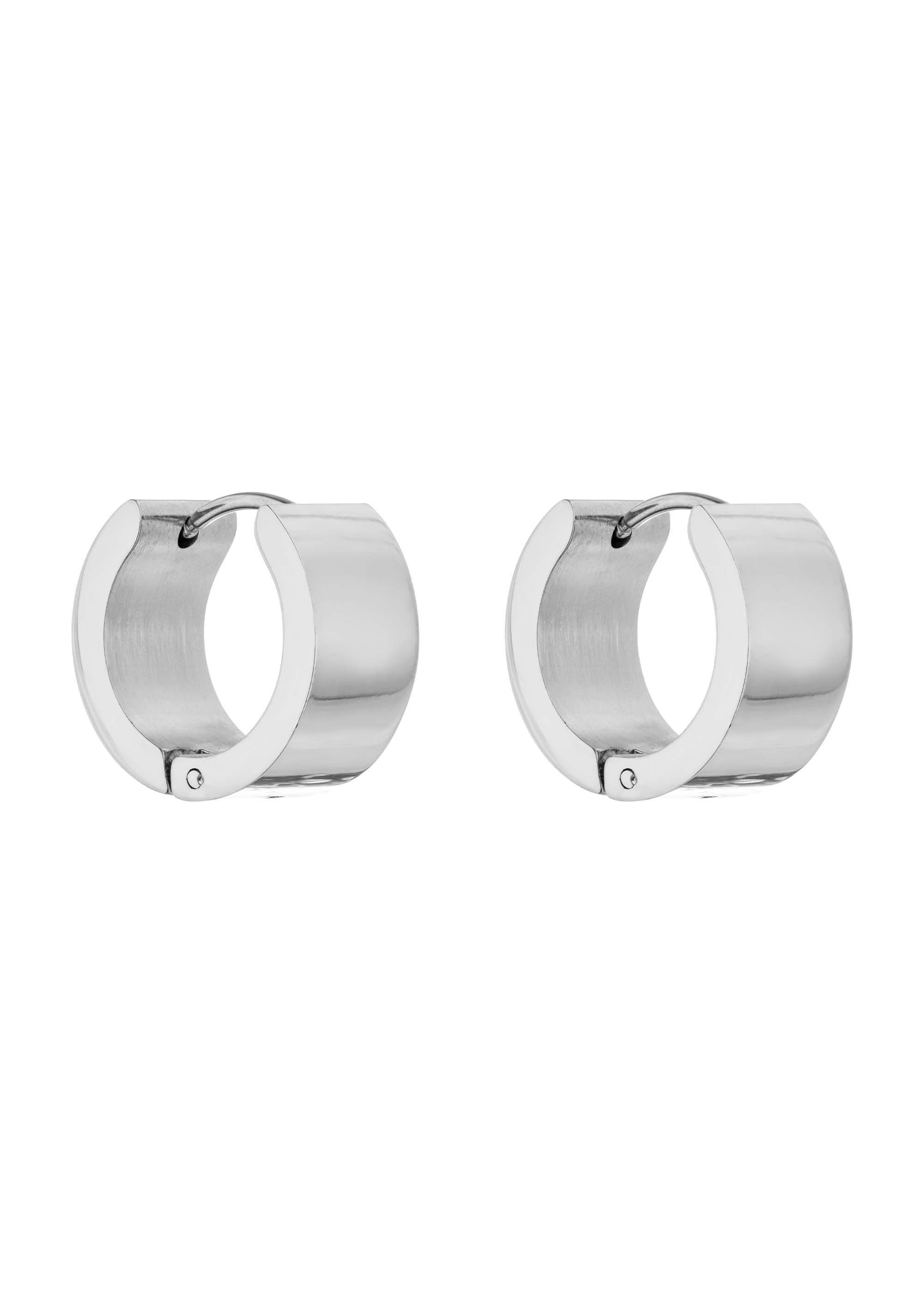 Boucles d'oreilles 'Bold' PURELEI en argent : devant
