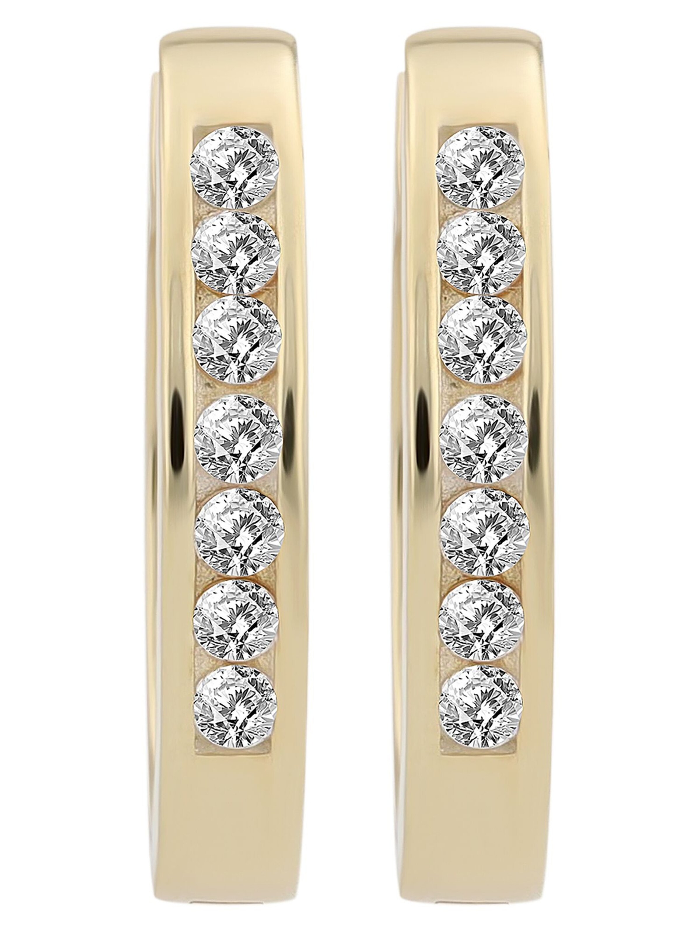 Akzent Earrings 'Ash, 925 Sterlingsilber, langlebig' in Gold